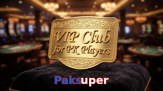 Main screen of Paksuper vip page for PK players